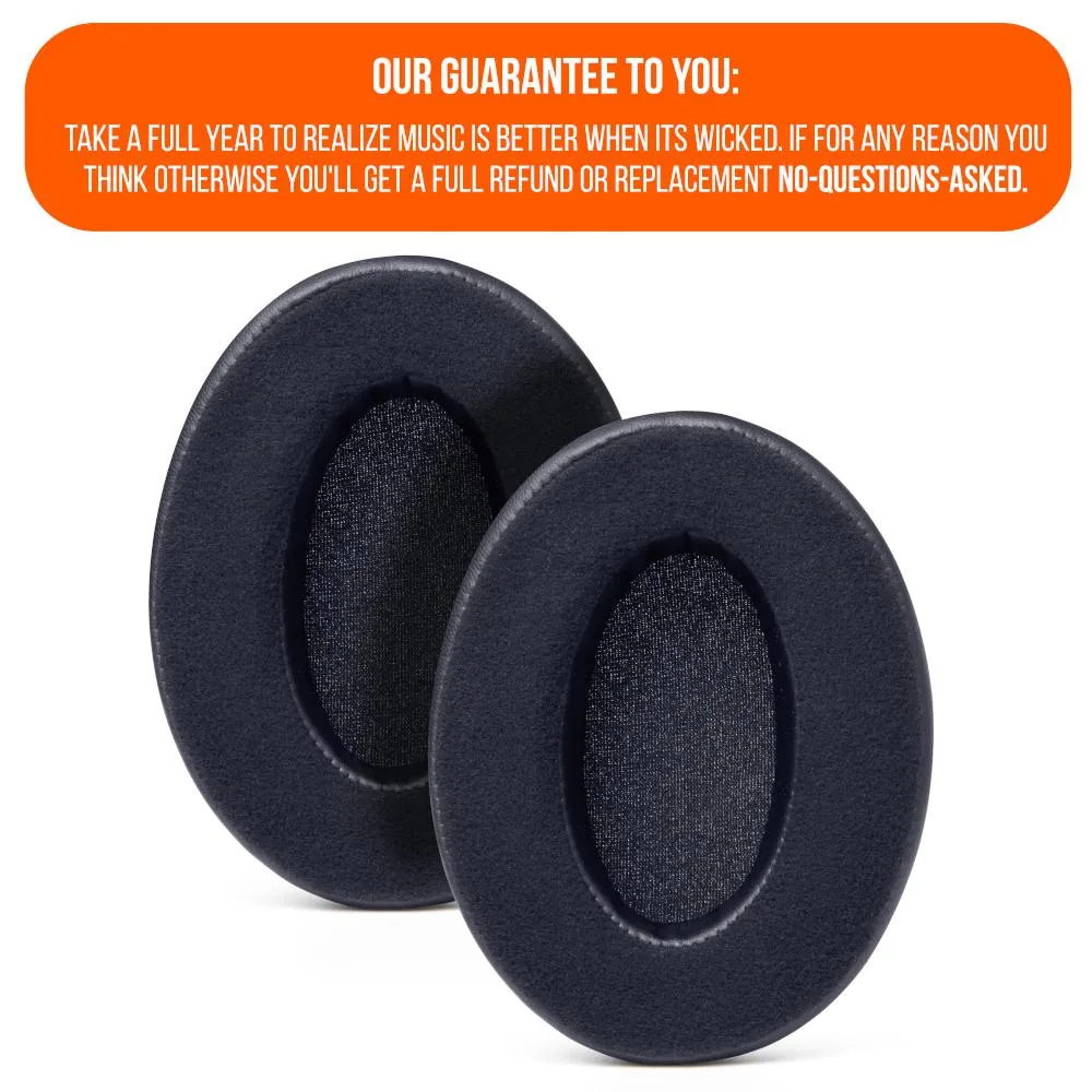 Wicked Cushions Upgraded Gaming Earpads hybrid velour ørepuder sort