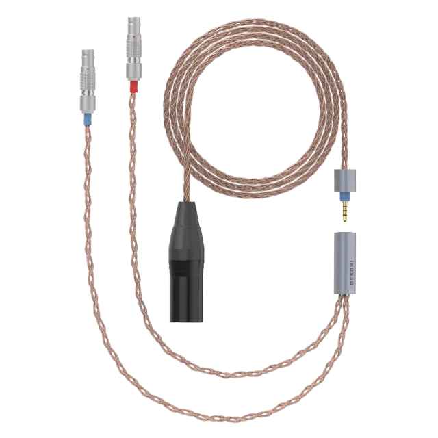 Dekoni Ensemble 4-Pin XLR 52" Utopia LEMO hovedtelefonkabel