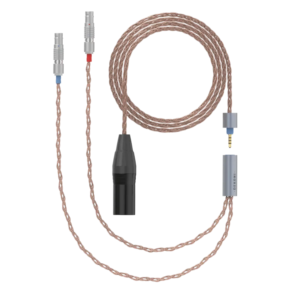 Dekoni Ensemble 4-Pin XLR 52" Utopia LEMO hovedtelefonkabel