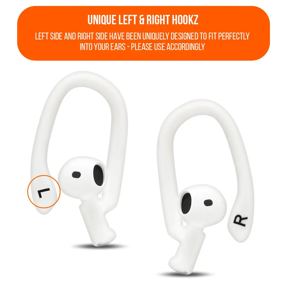 Wicked Cushions WC HookZ AirPods 4 ørekroge sort silikone