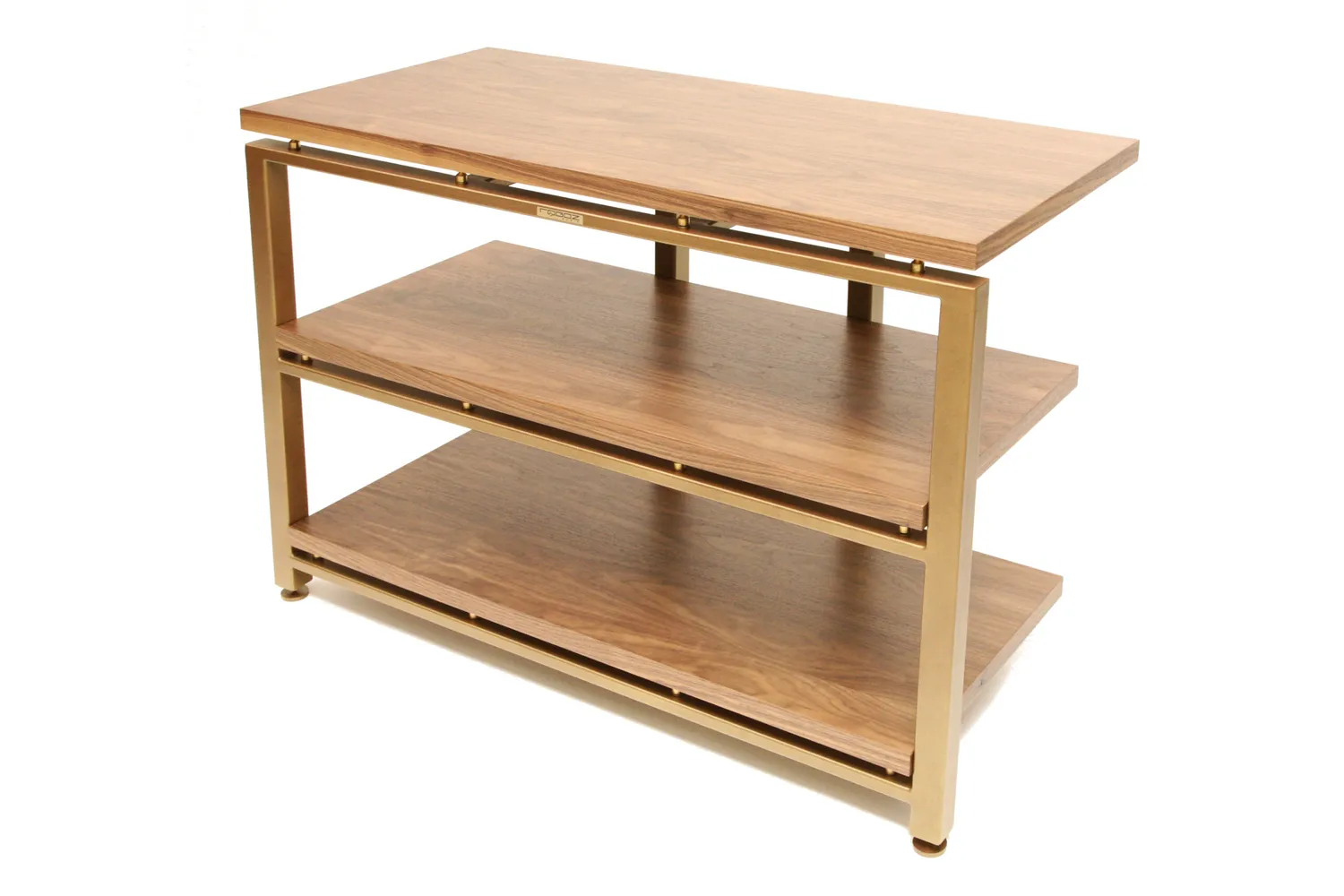 Rogoz Audio 4QG3 hi-fi-rack 3 hylder valnød