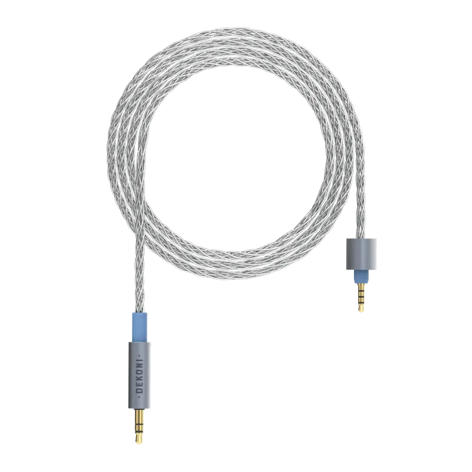 Dekoni Ensemble Presplit 1/8″ ubalanceret kabel 52″ sølvflettet
