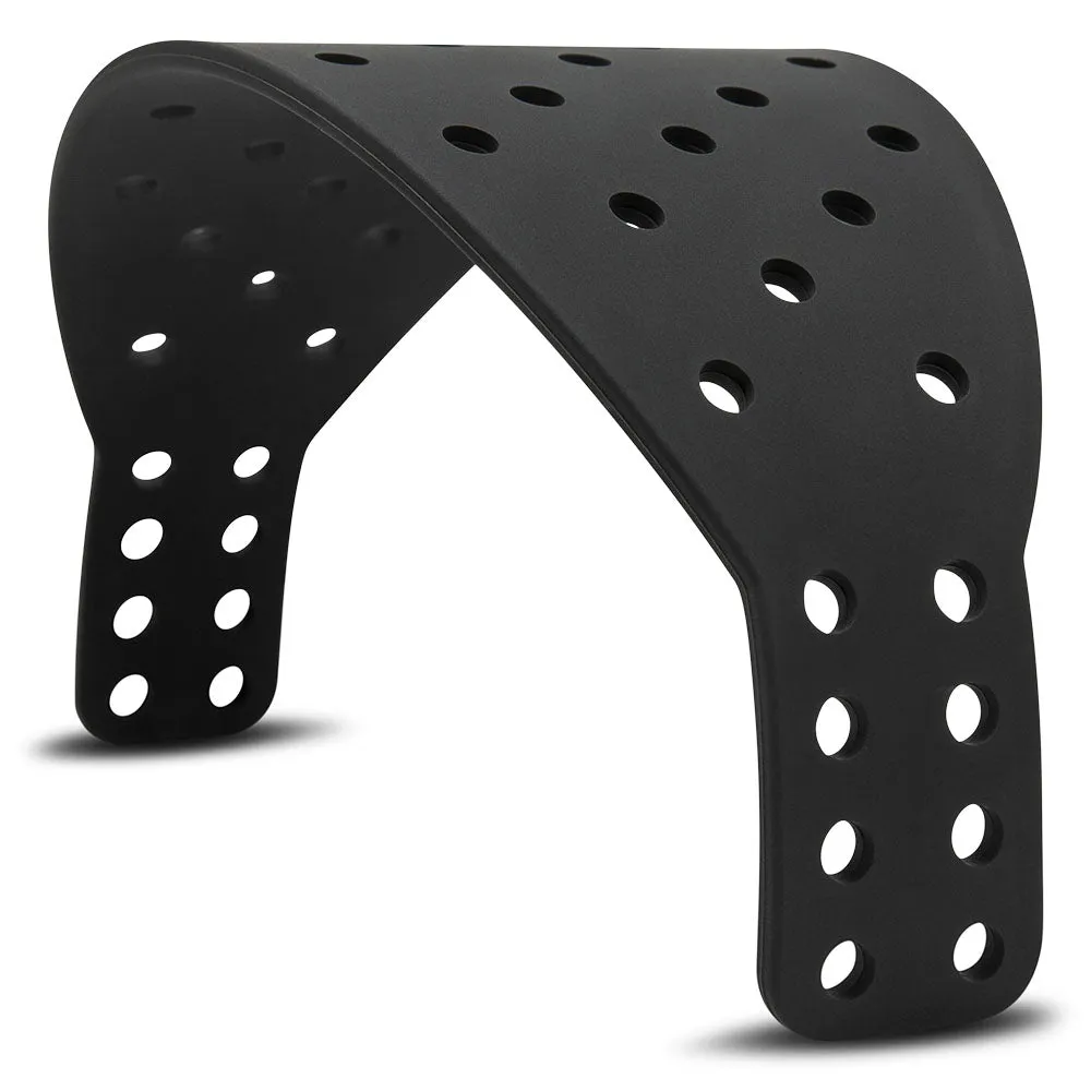 Wicked Cushions WC HeadbandZ Maxwell V2 silikonehovedbøjle, sort, bred