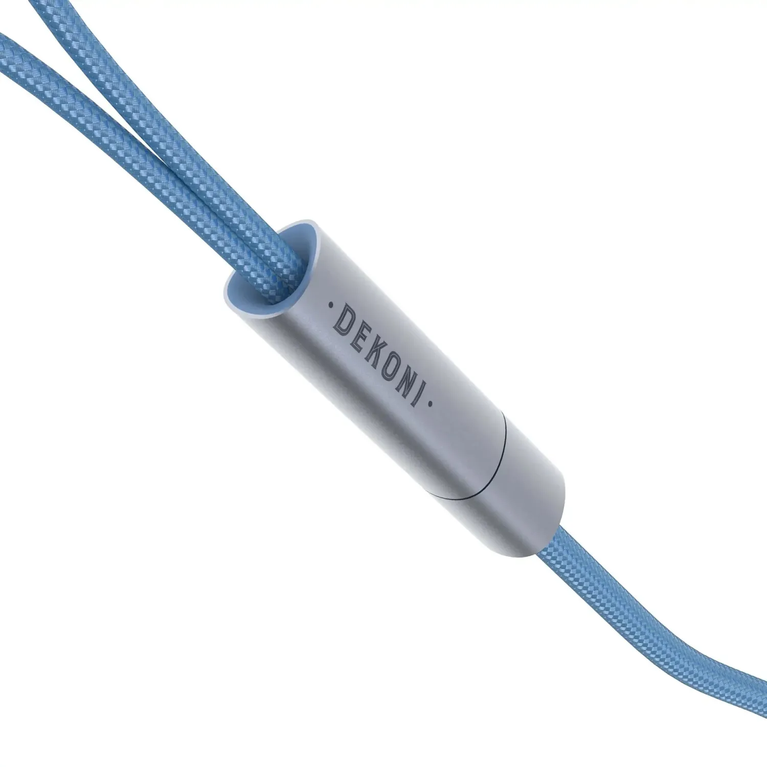 Dekoni Presplit 6,35 mm ubalanceret kabel 64" blå nylon