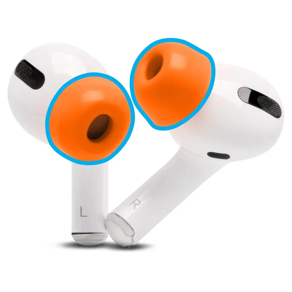 Wicked Cushions WC TipZ ørepropper til AirPods Pro, Pitch Black, 3 størrelser