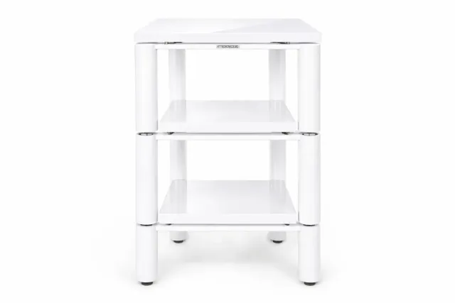 Rogoz Audio 4SM3 MKII modulært hi-fi-rack tre niveauer hvid