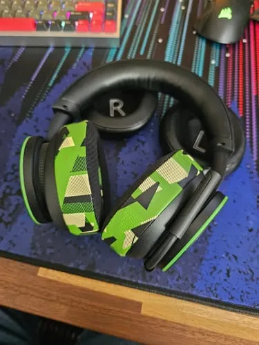 Wicked Cushions WC FreeZe Xbox Wireless Gaming Headset ørepuder Black kølegel