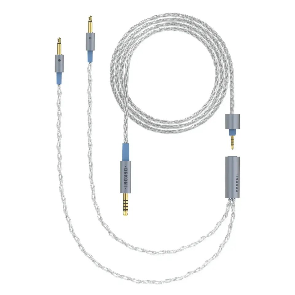 Dekoni Ensemble 4,4 mm flettet hovedtelefonkabel 64 tommer