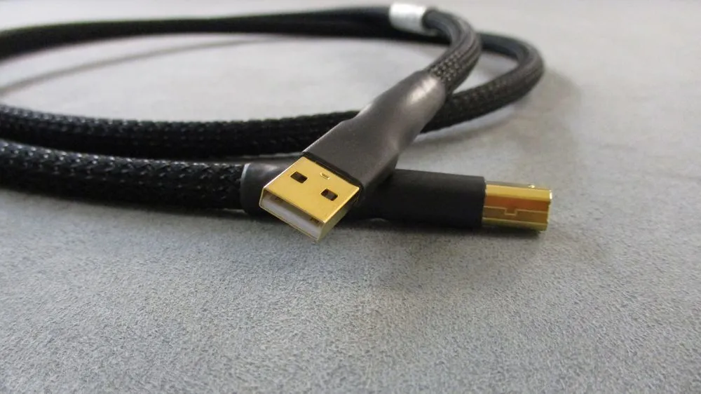Dyrholm Audio Phoenix USB-kabel A-B forsølvet kobber
