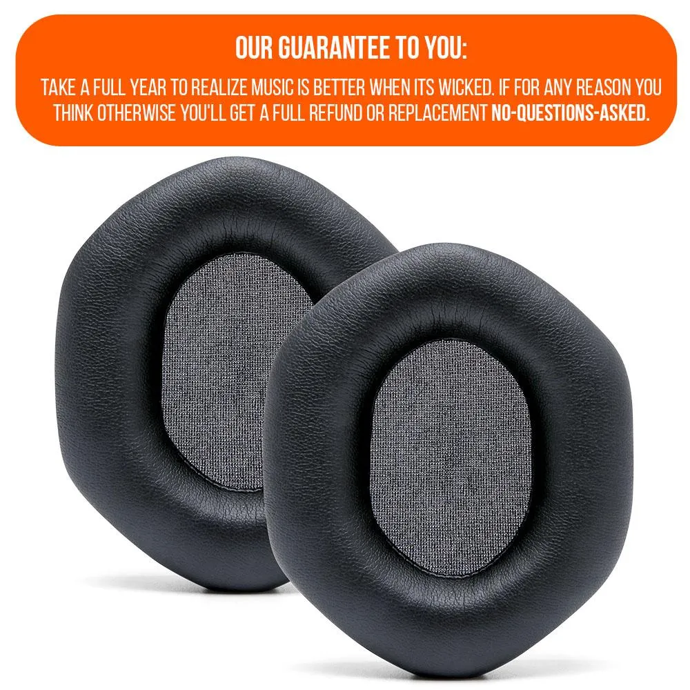 Wicked Cushions XL V-MODA ørepuder Black memoryskum