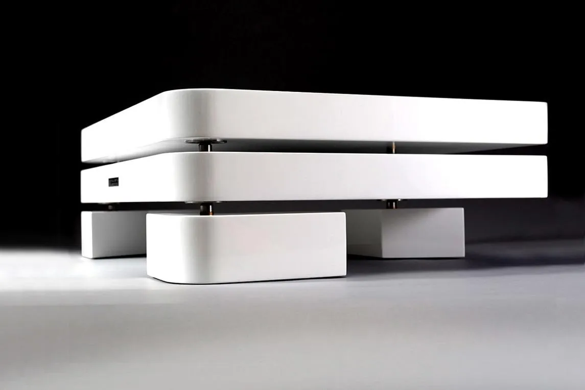 Rogoz Audio Finale/BBS vibrationsplatform hvid højglans