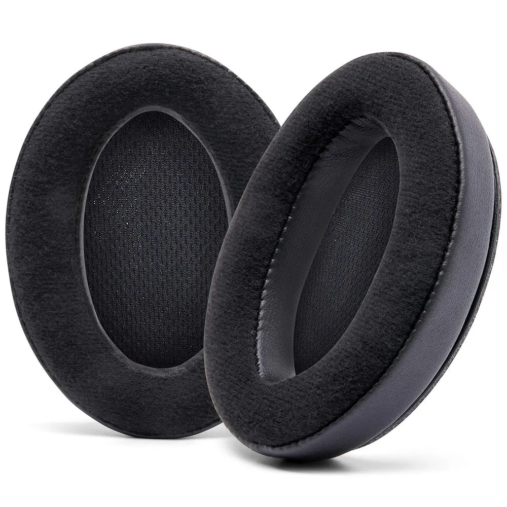 Wicked Cushions QC15 ørepuder sort, velour med memory foam