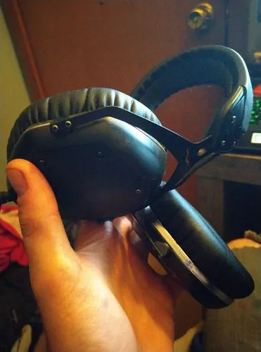Wicked Cushions XL V-MODA ørepuder Black memoryskum
