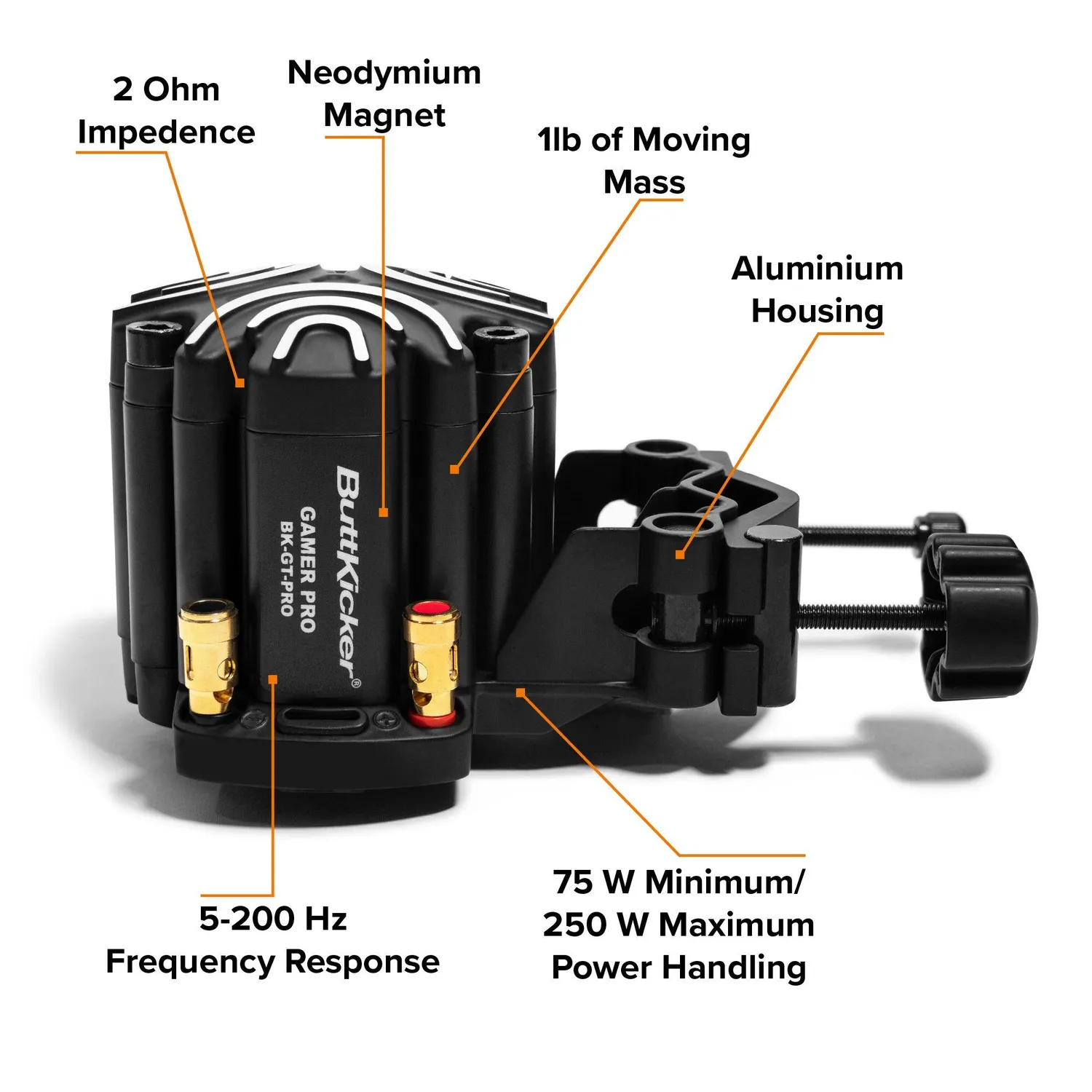 ButtKicker Gamer PRO 4 Corners haptisk transducer sim racing