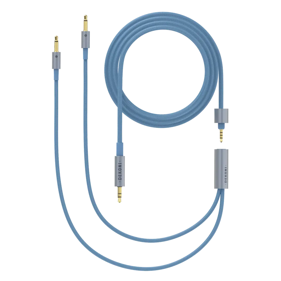 Dekoni Ensemble 1/8" 64" hovedtelefonkabel 3,5 mm nylon