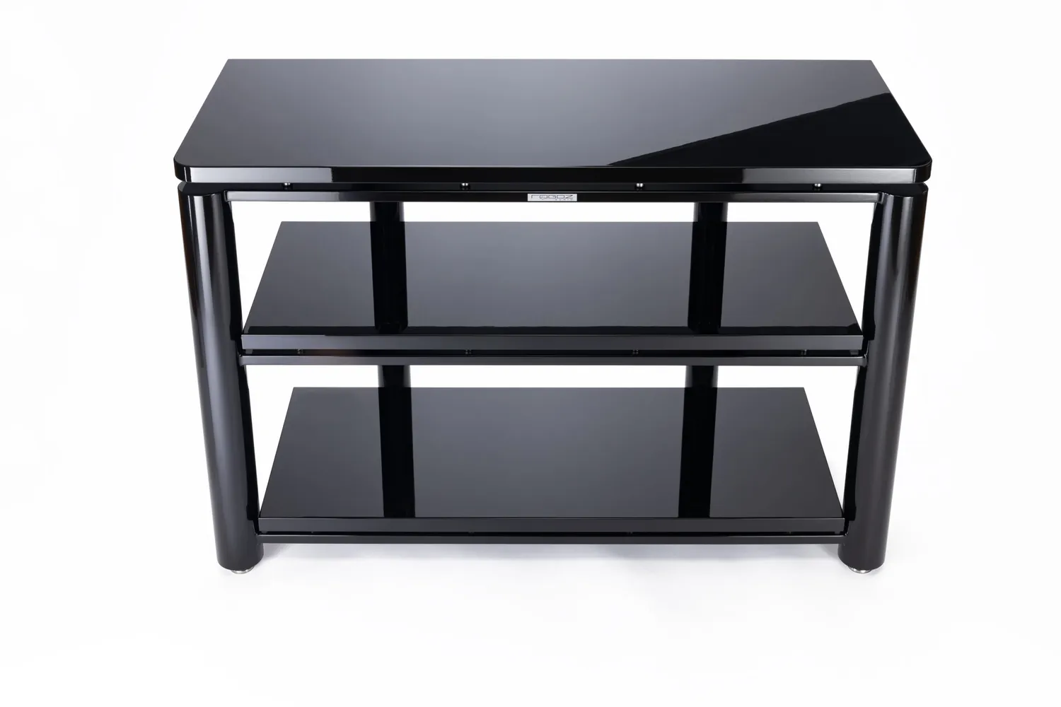 Rogoz Audio 4SPB3PB hi-fi-rack sort højglans 3 niveauer bredt