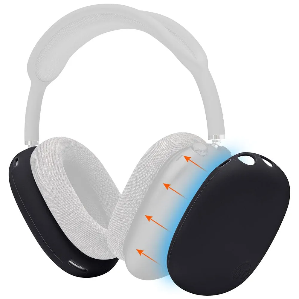 Wicked Cushions WC ShellZ Max cover til AirPods Max sort silikone