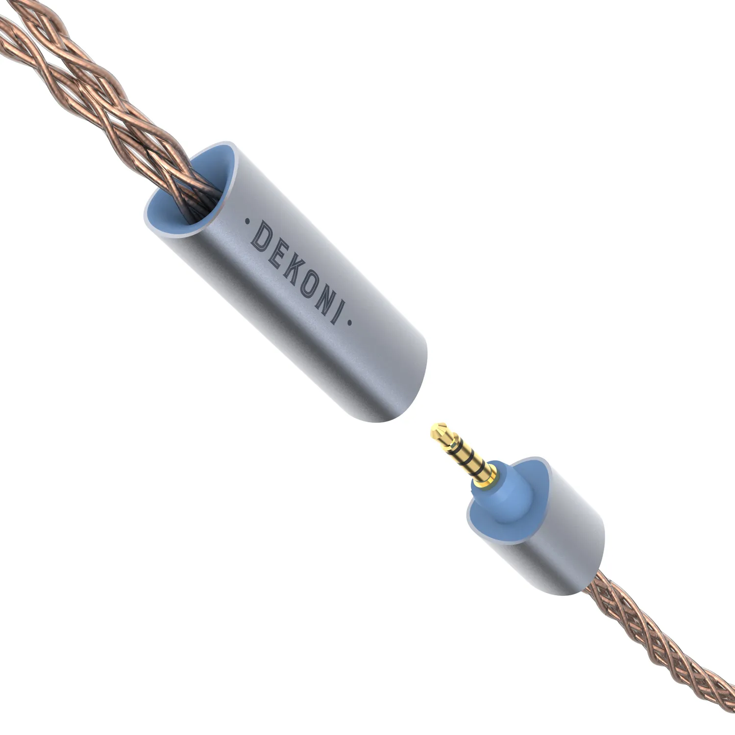 Dekoni Ensemble TS 3.5mm Y-split kabel PCUHD flettet