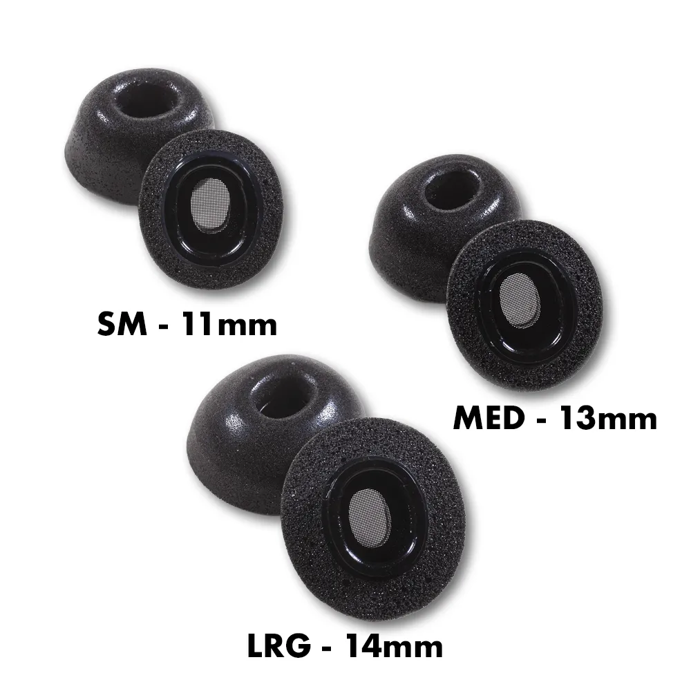 Dekoni AirPods Pro 3 memory foam ørepropper Sample Pack