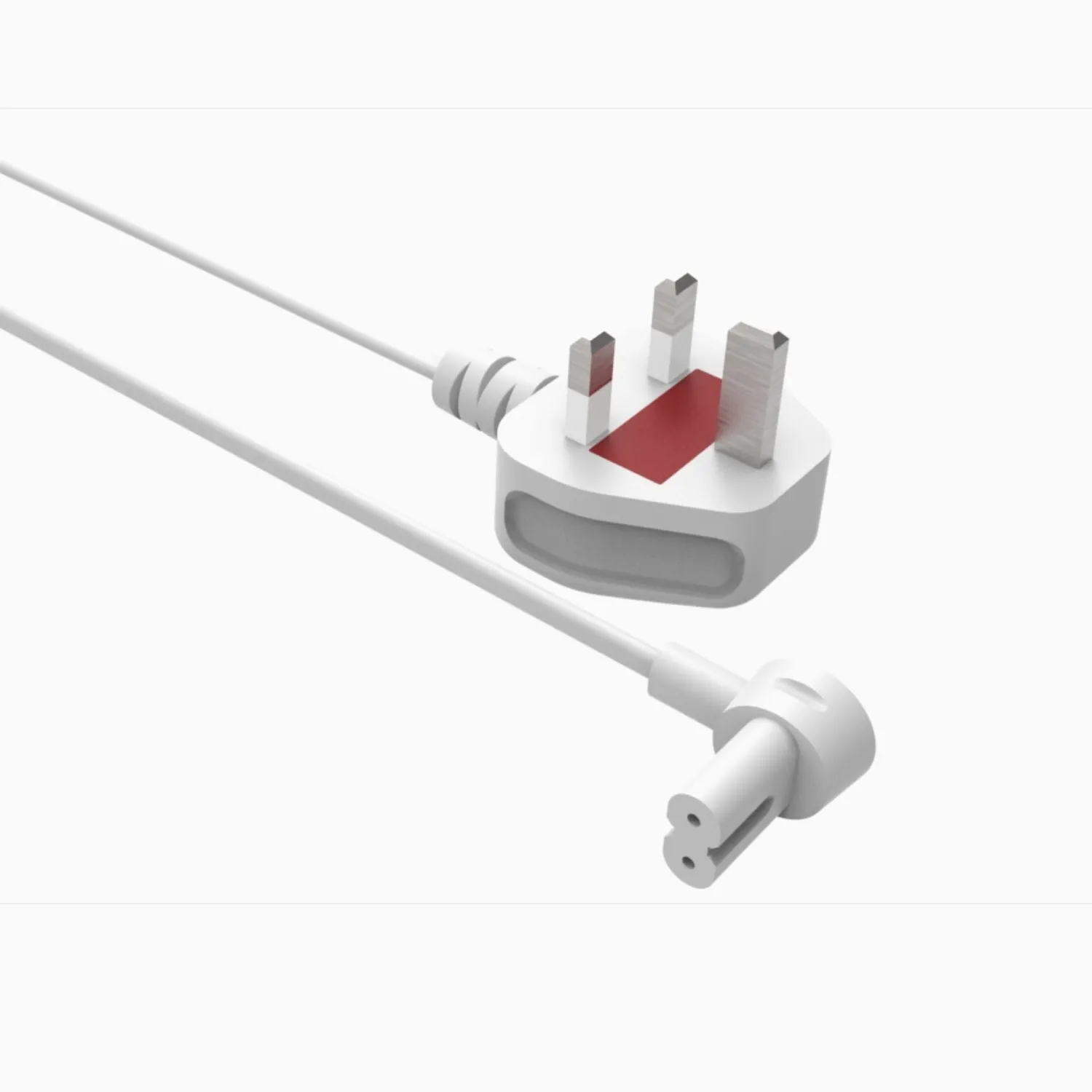 Flexson Long Power Cable 5 m strømkabel hvid