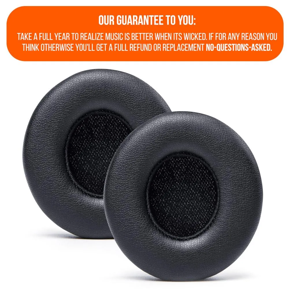 Wicked Cushions Beats Solo Earpads ørepuder sort memory foam
