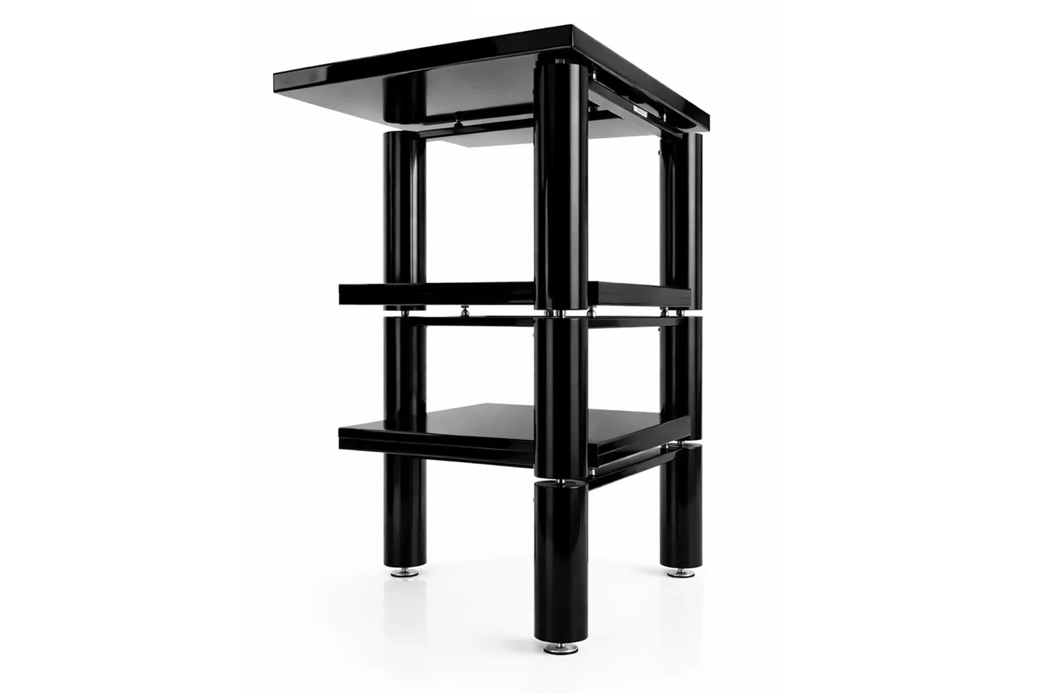 Rogoz Audio 3SM3 MKII hi-fi-rack sort højglans 3 niveauer