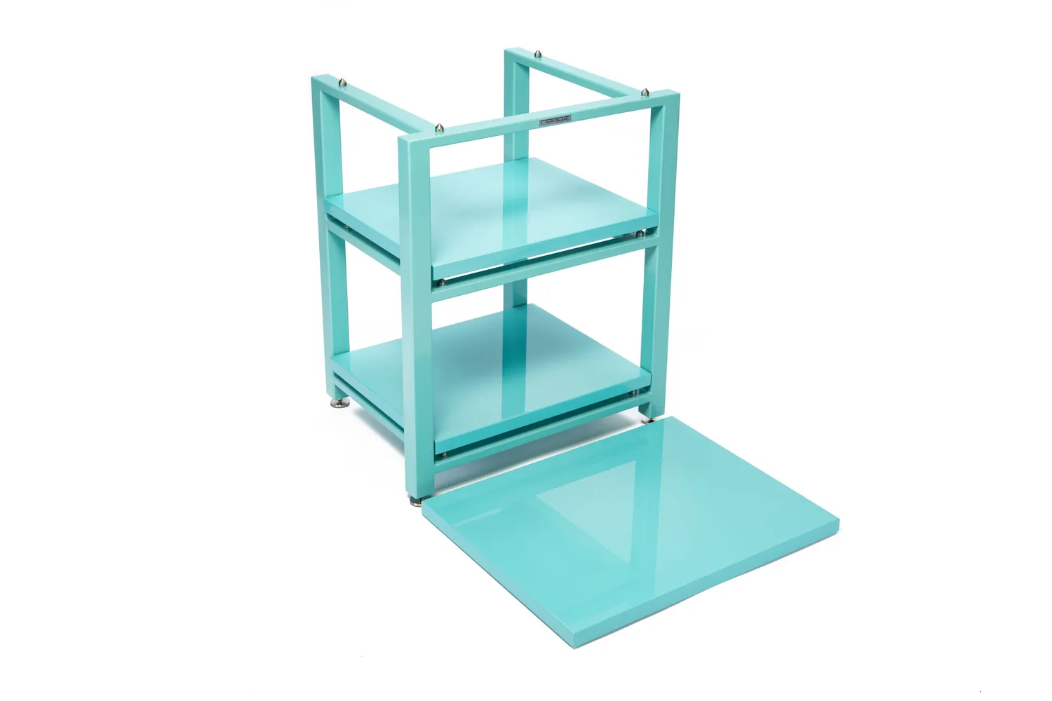 Rogoz Audio Harmoniigo hi-fi-rack tre niveauer verde chiaro