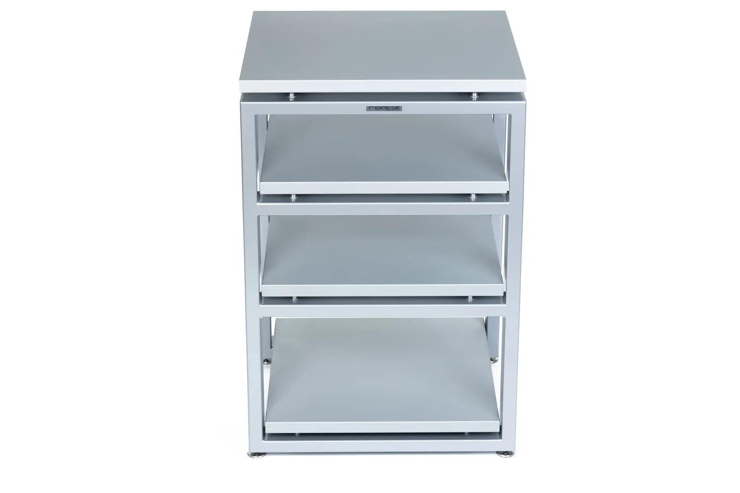 Rogoz Audio Assonanz hi-fi-rack med 4 hylder, sølv