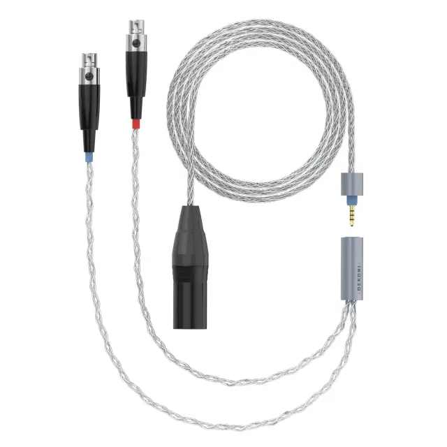 Dekoni Ensemble 4-Pin XLR 64" mini-XLR hovedtelefonkabel