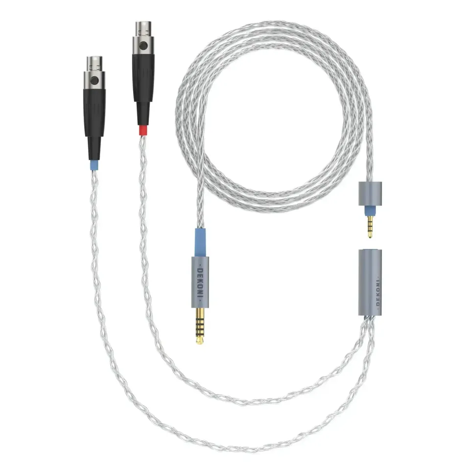 Dekoni Ensemble 4.4 mm 64" flettet kabel med 4-pin mini XLR