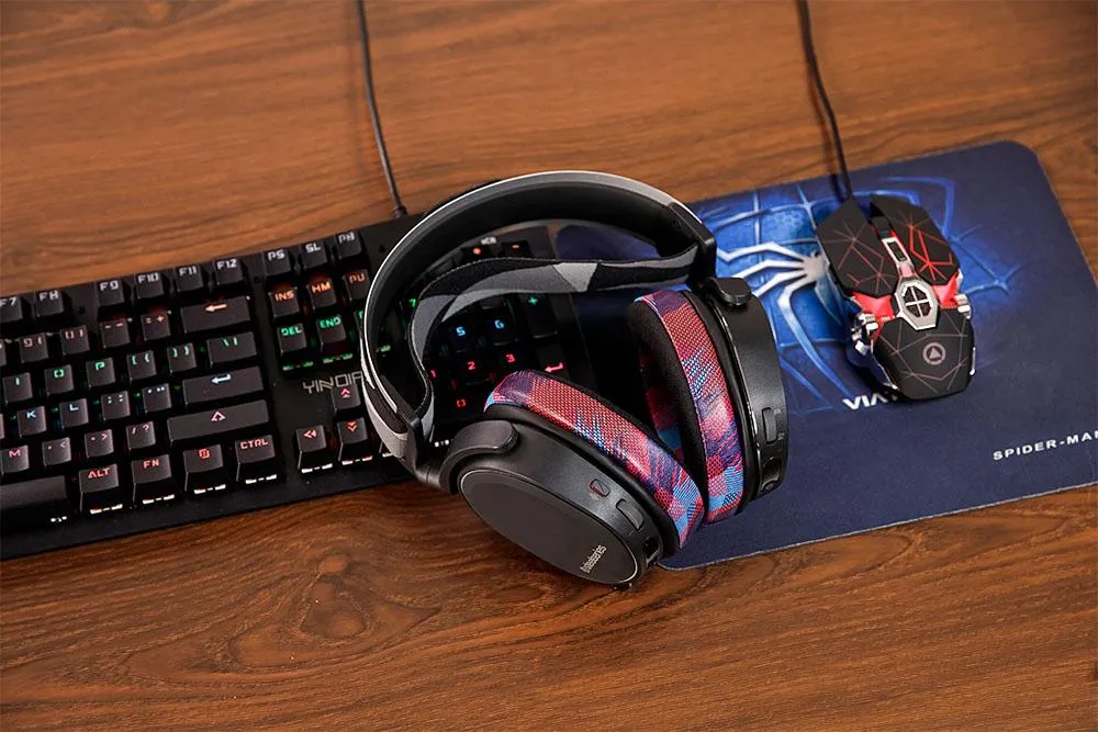 Wicked Cushions Upgraded Gaming Earpads hybrid velour ørepuder sort