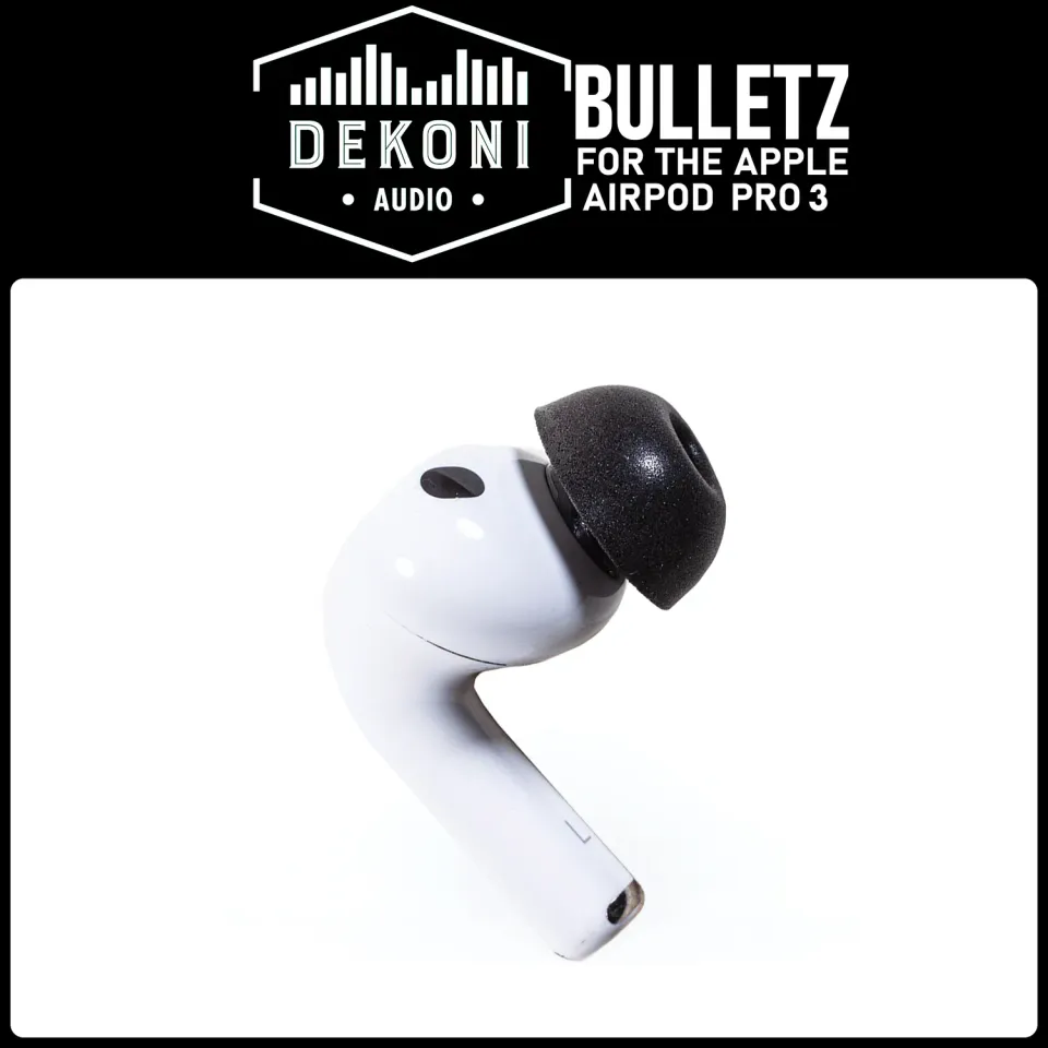 Dekoni AirPods Pro 3 memory foam ørepropper Sample Pack