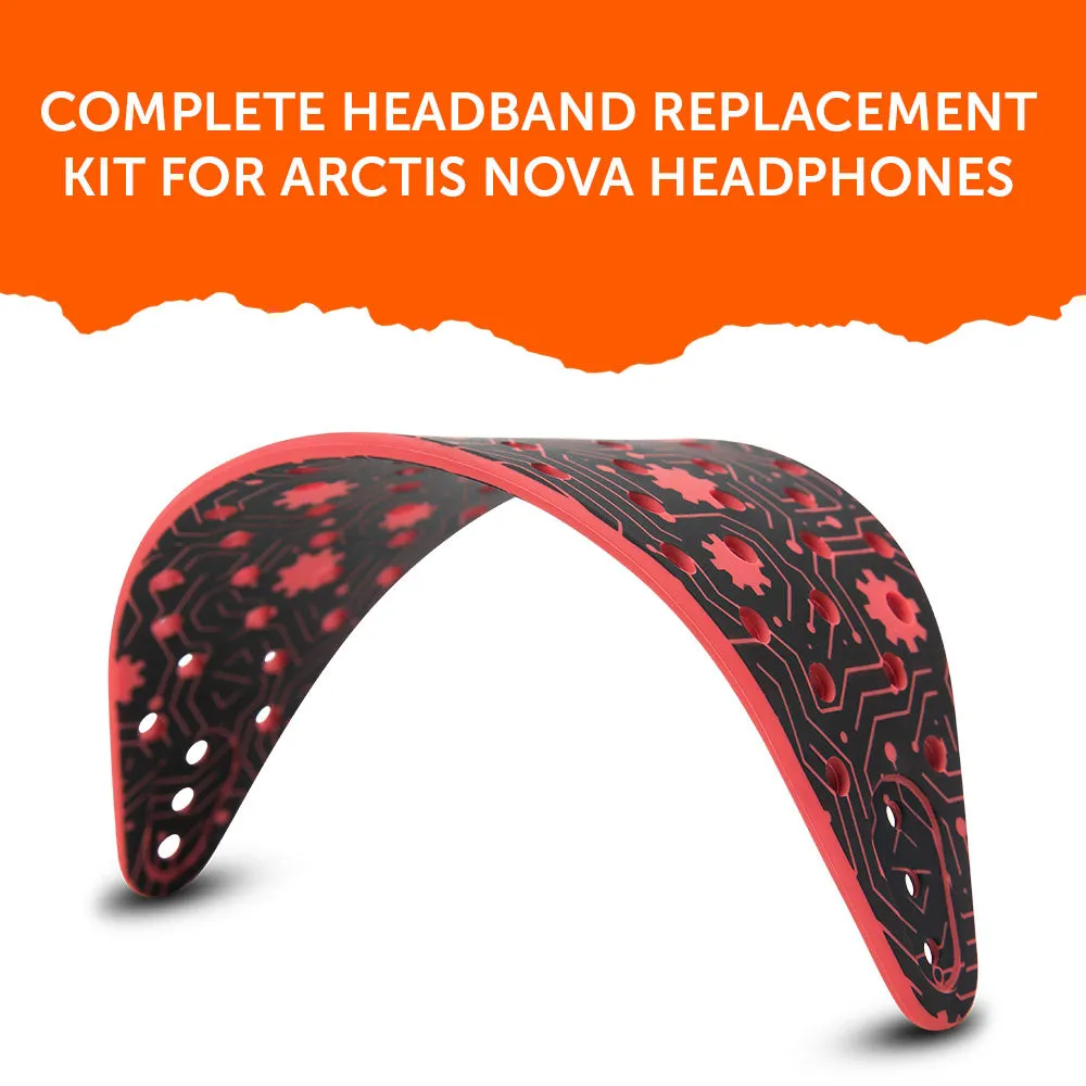 Wicked Cushions WC HeadbandZ Arctis Nova V2 hovedbånd Techne ekstra bredt