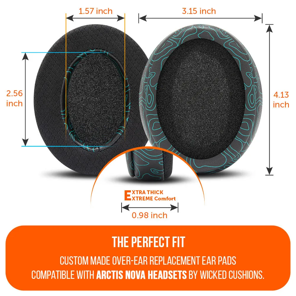 Wicked Cushions WC FreeZe Arctis Nova ørepuder RandomFrankP kølegel