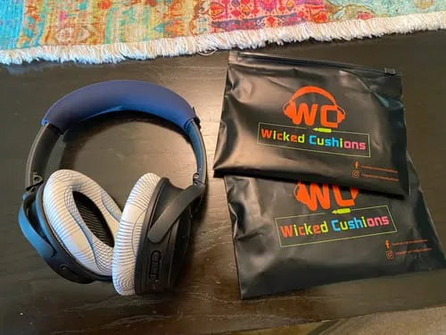 Wicked Cushions WC BandZ QC cover til pandebånd, sort, silikone