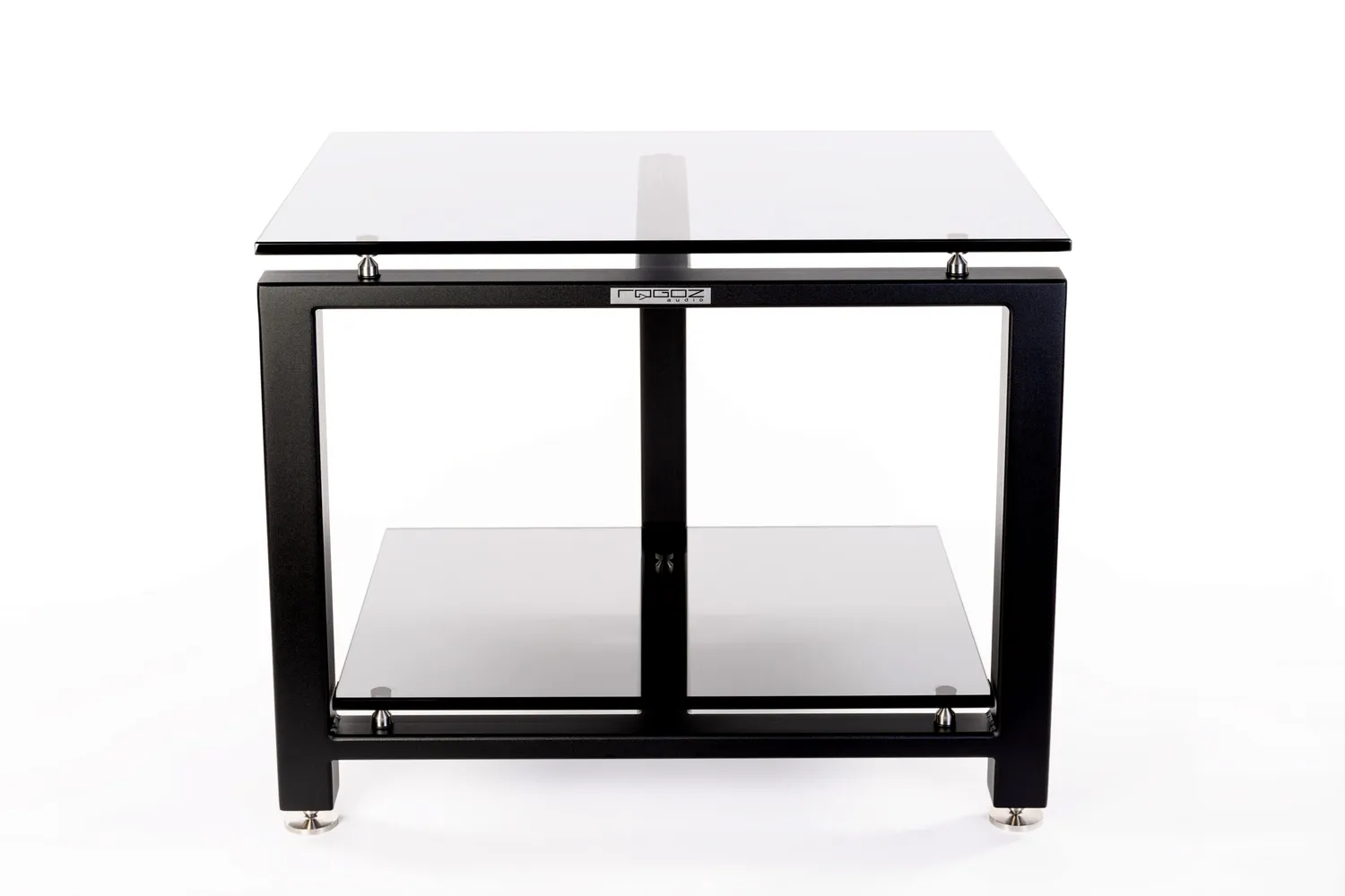 Rogoz Audio 3QB2 hi-fi-bord grafitglas to niveauer