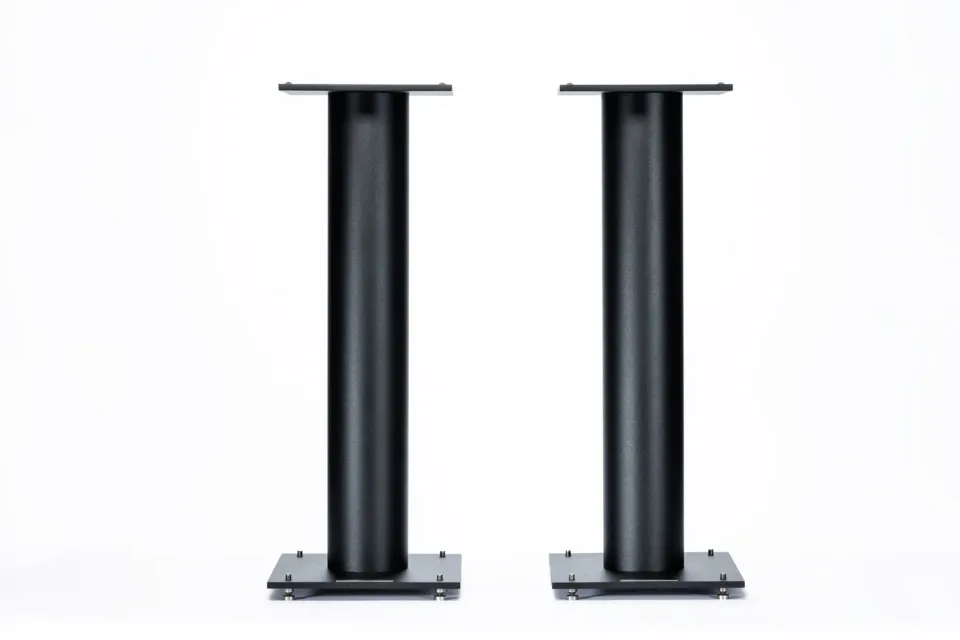 Rogoz Audio 1SB100 højttalerstandere 101,6 mm sorte med ballastkammer