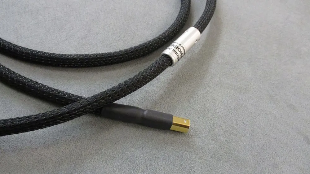 Dyrholm Audio Phoenix USB-kabel A-B forsølvet kobber