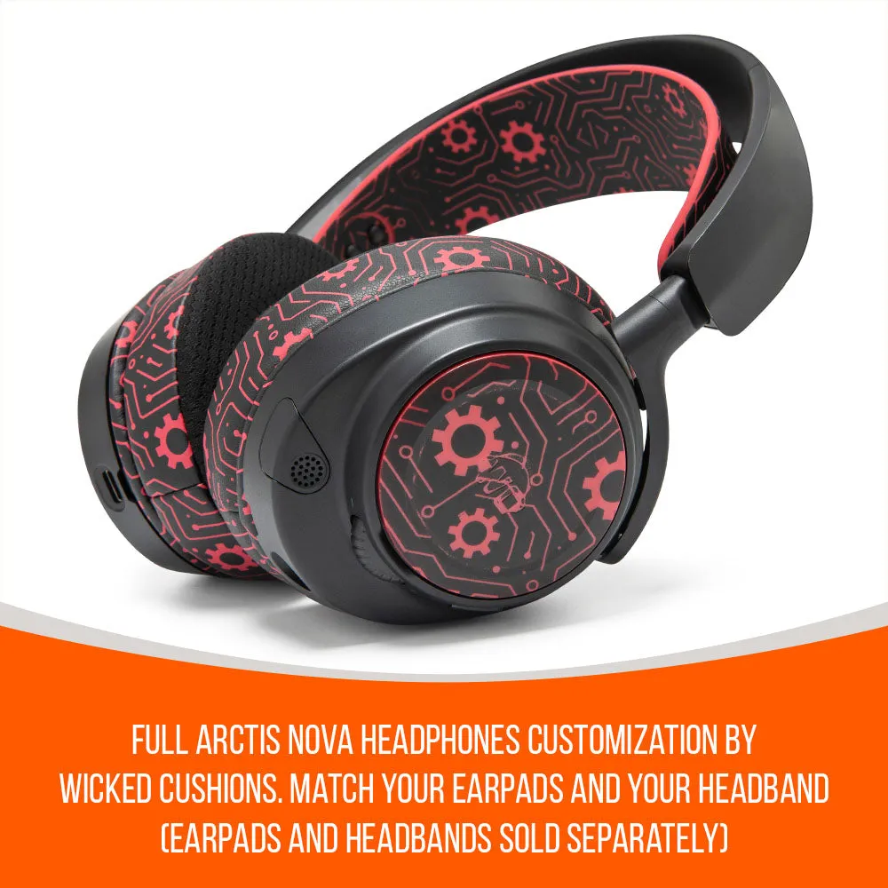 Wicked Cushions Arctis Nova Booster Pack sideplader Techne magnetiske