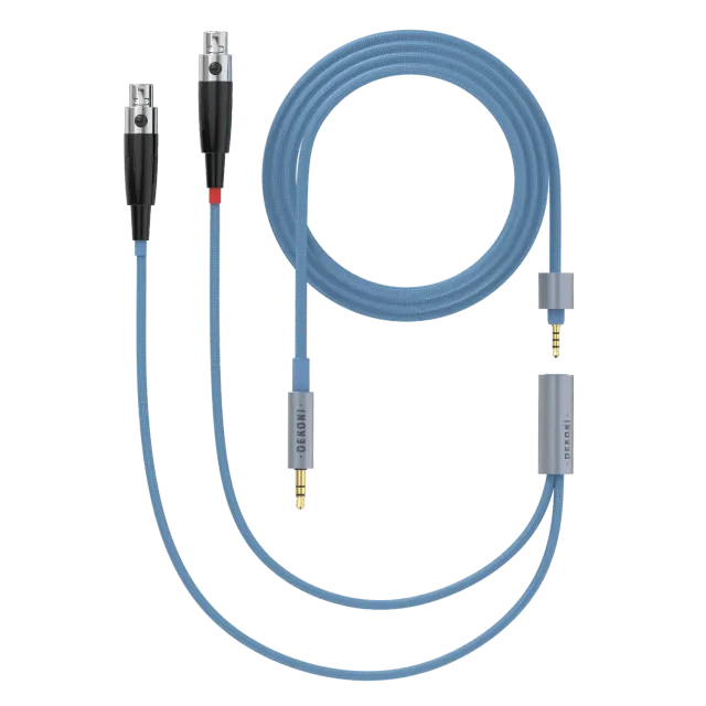 Dekoni Ensemble 1/8″ 64″ nylonkabel 4-pin Mini XLR blå
