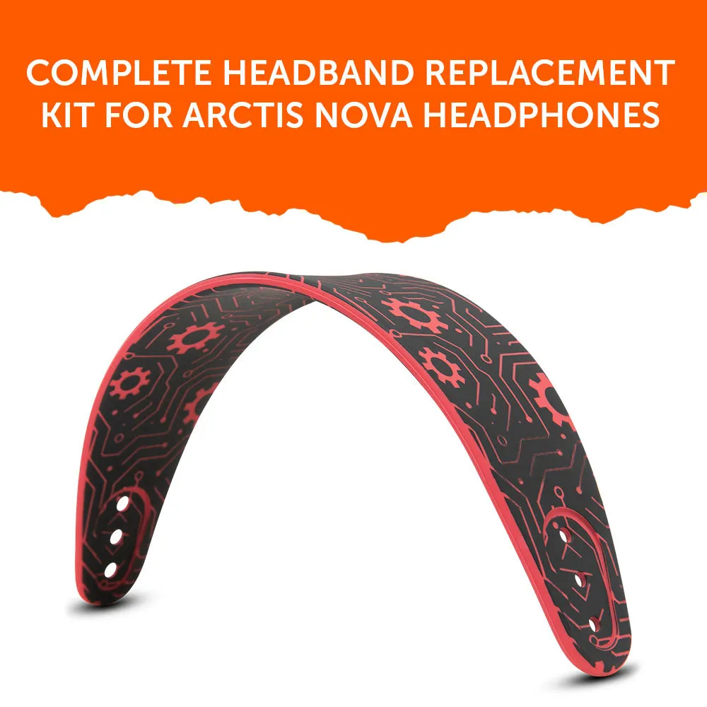 Wicked Cushions Upgraded Headband Replacement for Arctis Nova hovedbøjle Techne