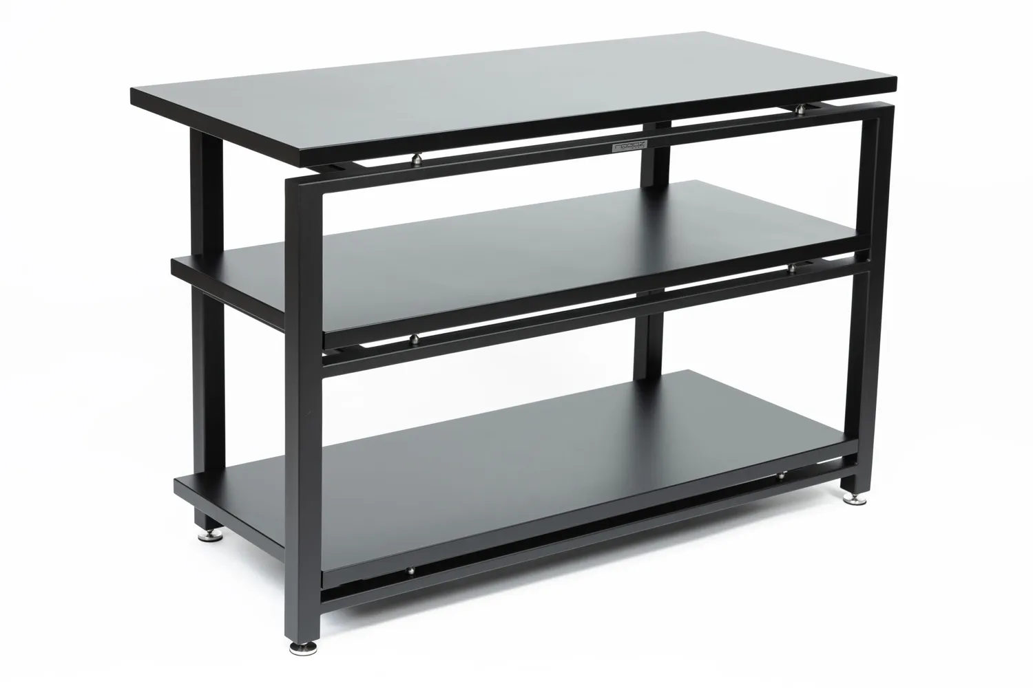 Rogoz Audio 4QB3 hi-fi-rack med 3 hylder, sort mat
