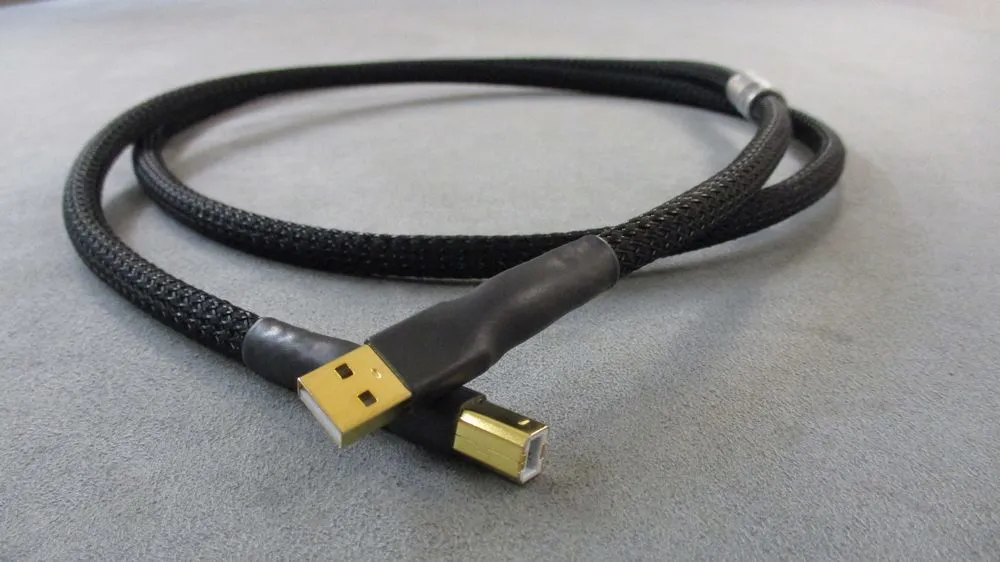 Dyrholm Audio Phoenix USB-kabel A-B forsølvet kobber