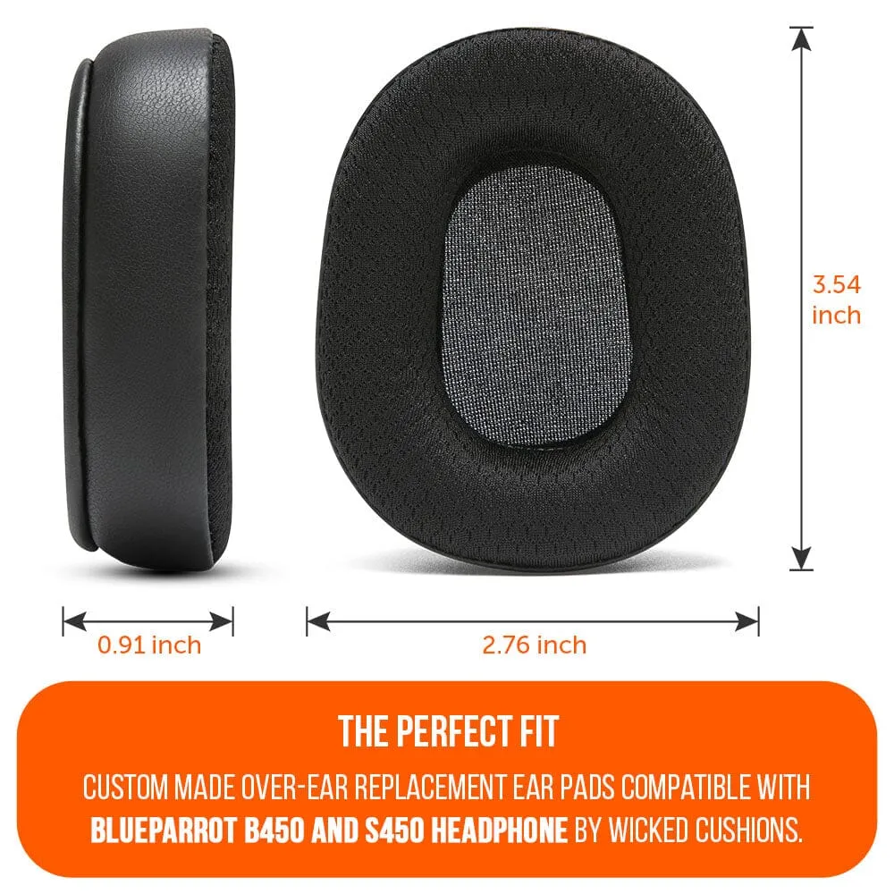 Wicked Cushions WC PadZ B450 ørepuder sort, memory foam