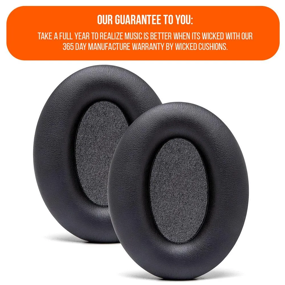 Wicked Cushions Sony WH1000XM3 ørepuder sort memory foam