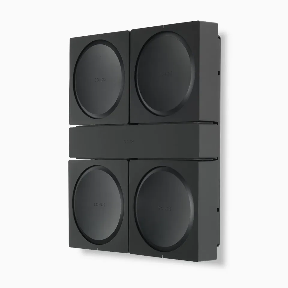 Flexson Sonos Amp Wall Mount x 4 vægbeslag sort