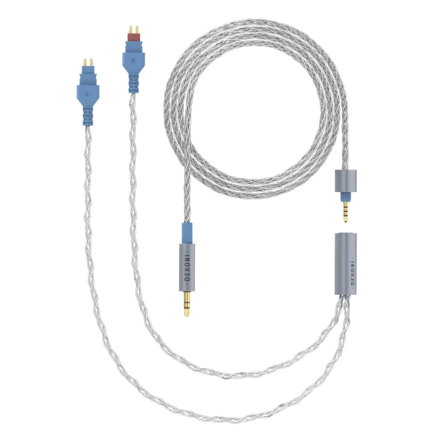 Dekoni Ensemble 1/8" 64" flettet hovedtelefonkabel HD600