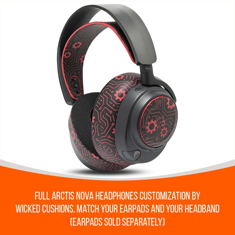Wicked Cushions Upgraded Headband Replacement for Arctis Nova hovedbøjle Techne